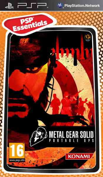 Metal Gear Solid Portable Ops Essential Psp